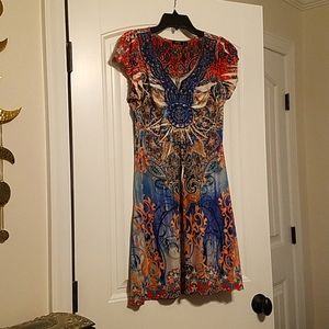 Colorful pattern dress